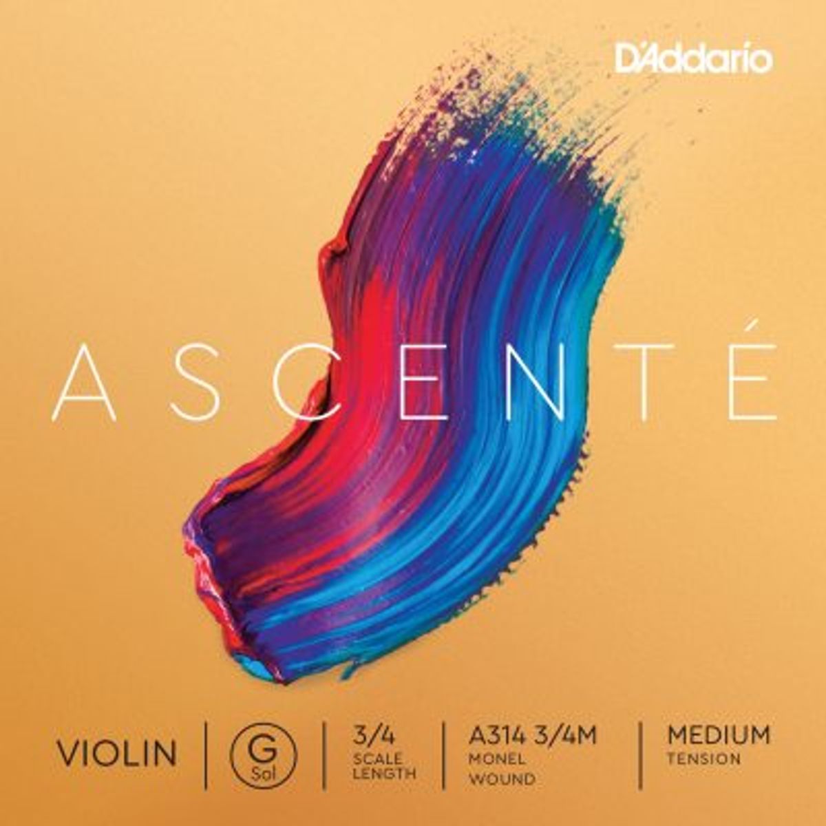 DADDARIO G-streng for fiolin Ascentè A314 3/4M